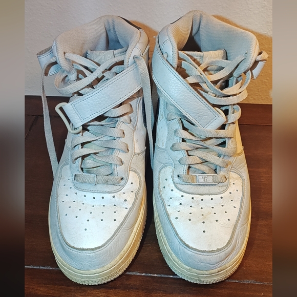 Nike Air Force 1 Mid '07 Neutral Gray - Size 11 (Fair Condition) - Picture 2 of 6